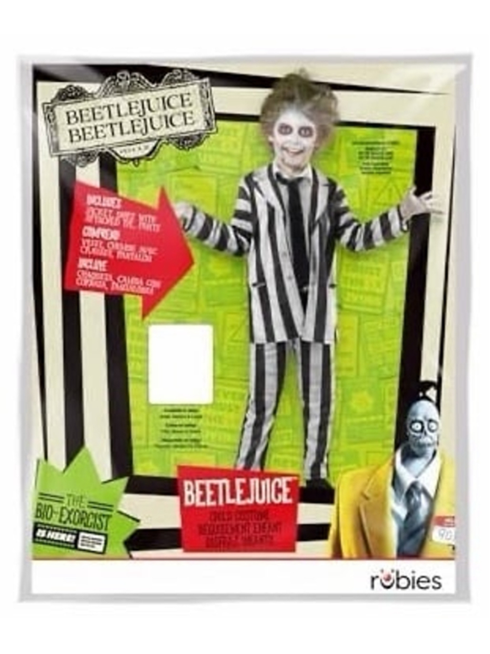 New Rubies Beetlejuice Halloween Costumes Small